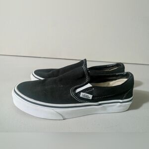 Vans Black Slip-On Sneakers